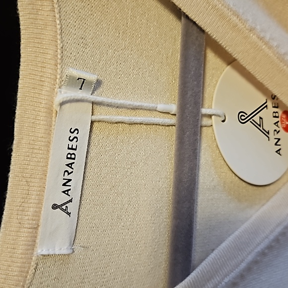 Annariss Cream Faux Wrap Dress - Picture 3 of 5